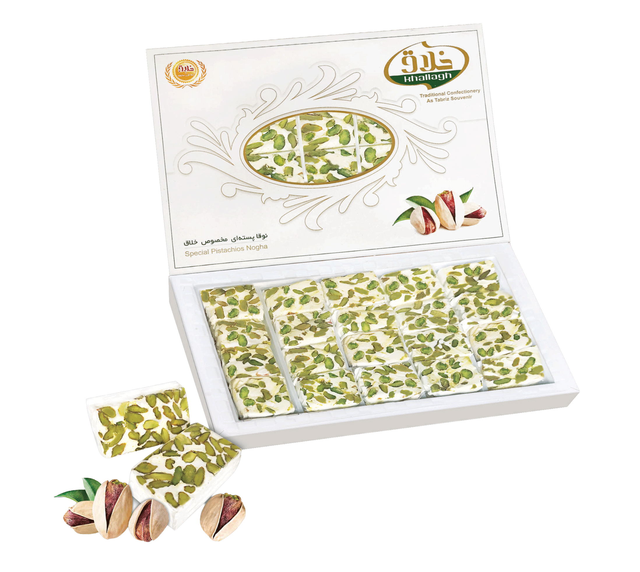 نوقا پسته ای