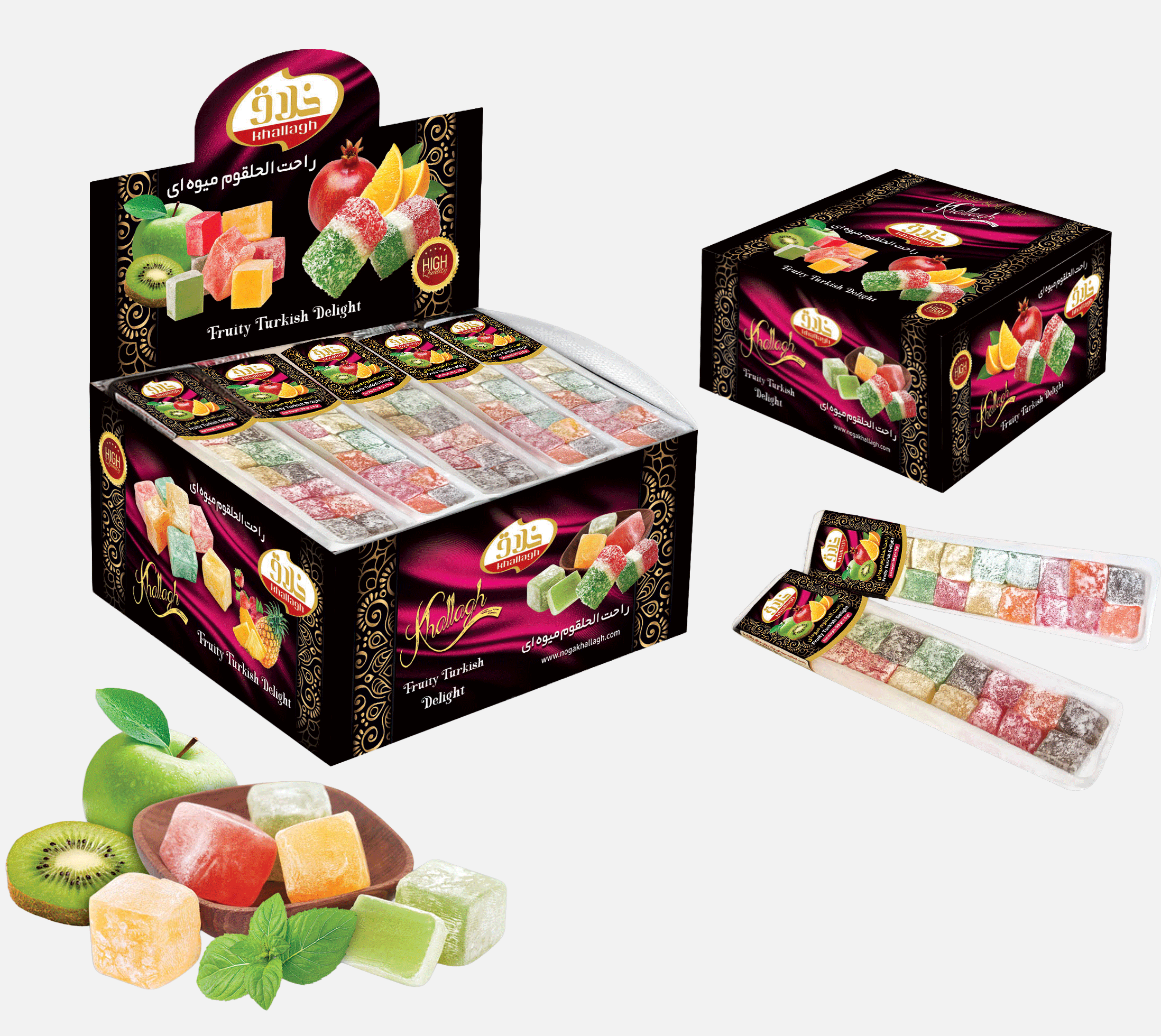 [06] راحت الحلقوم میوه ای-سوپری 21 لقمه